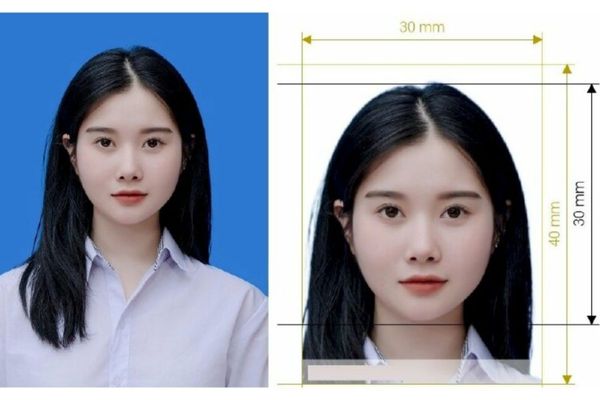 Chuẩn bị hình trong thẻ visa