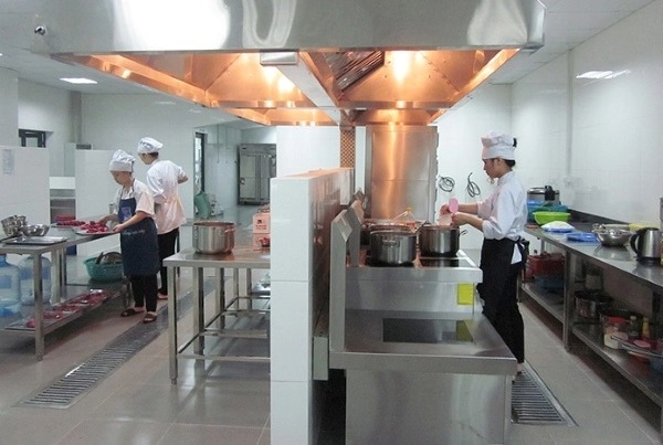 Nghiệm thu kỹ lưỡng thiết kế bếp công nghiệp
